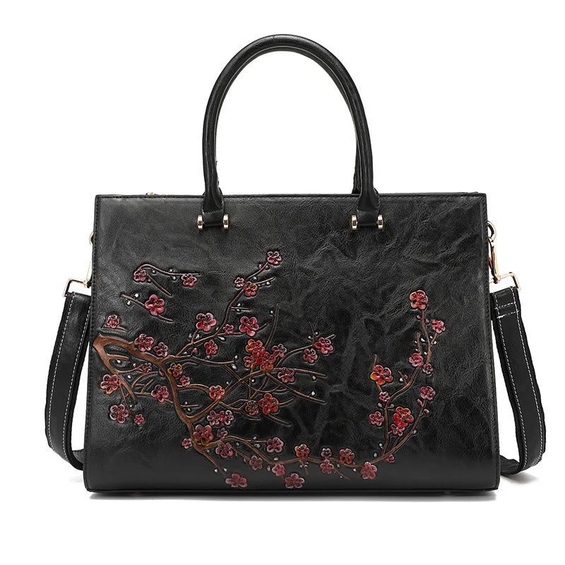 Sac Épaule Vintage Fleur