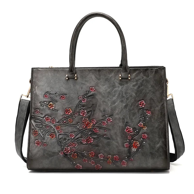 Sac Épaule Vintage Fleur