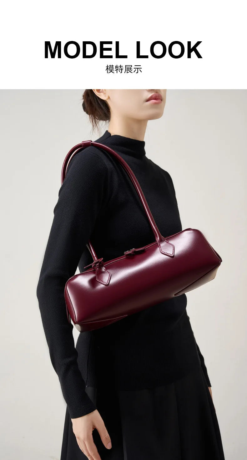 Sac Épaule Cuir Luxe