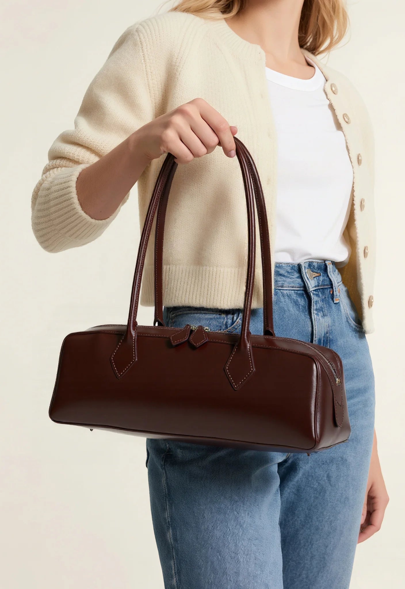 Sac Épaule Cuir Luxe