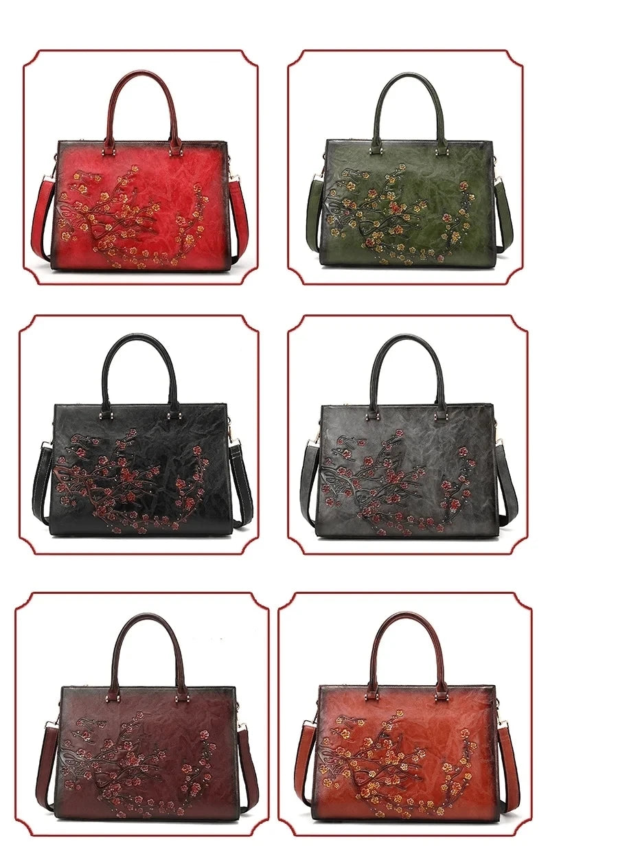 Sac Épaule Vintage Fleur