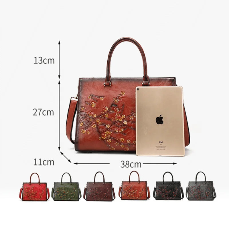 Sac Épaule Vintage Fleur