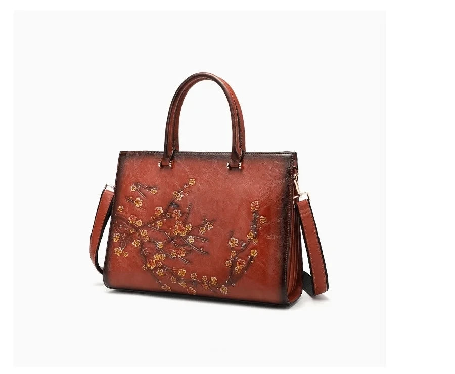 Sac Épaule Vintage Fleur