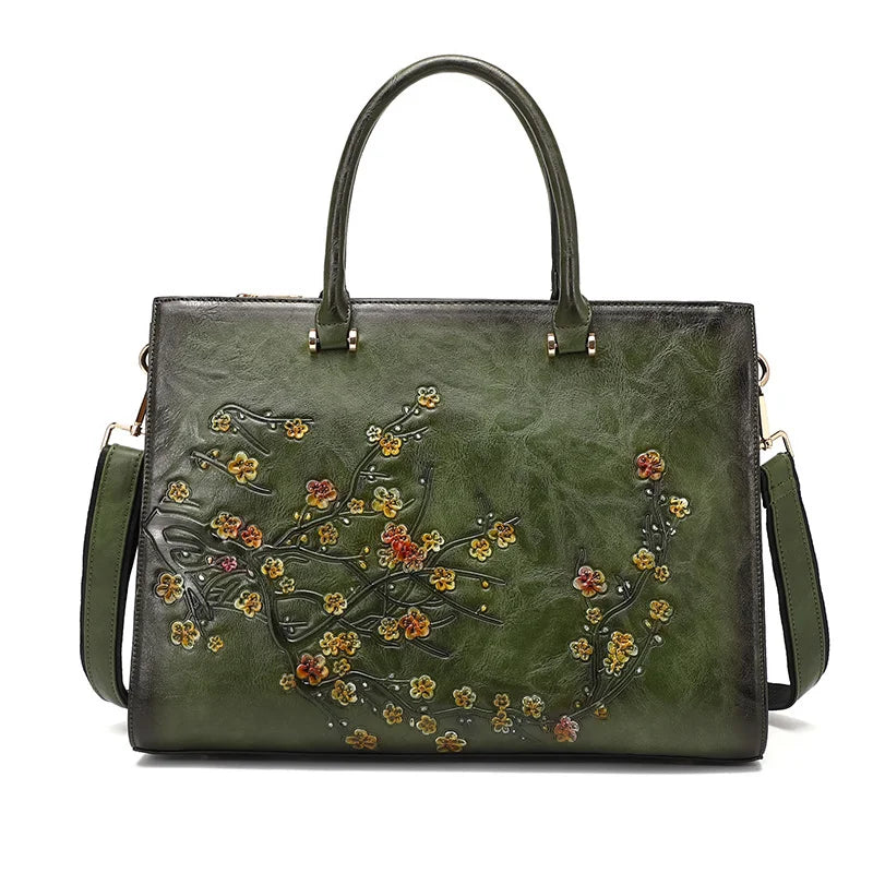 Sac Épaule Vintage Fleur