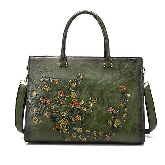 Sac Épaule Vintage Fleur