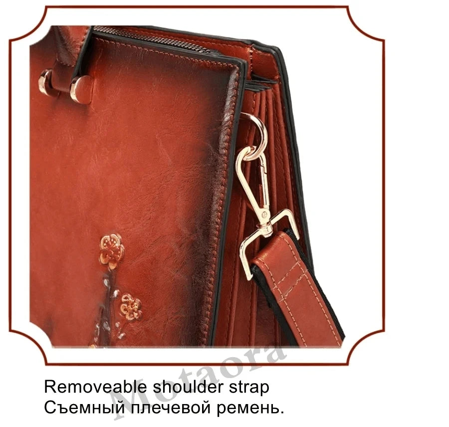 Sac Épaule Vintage Fleur