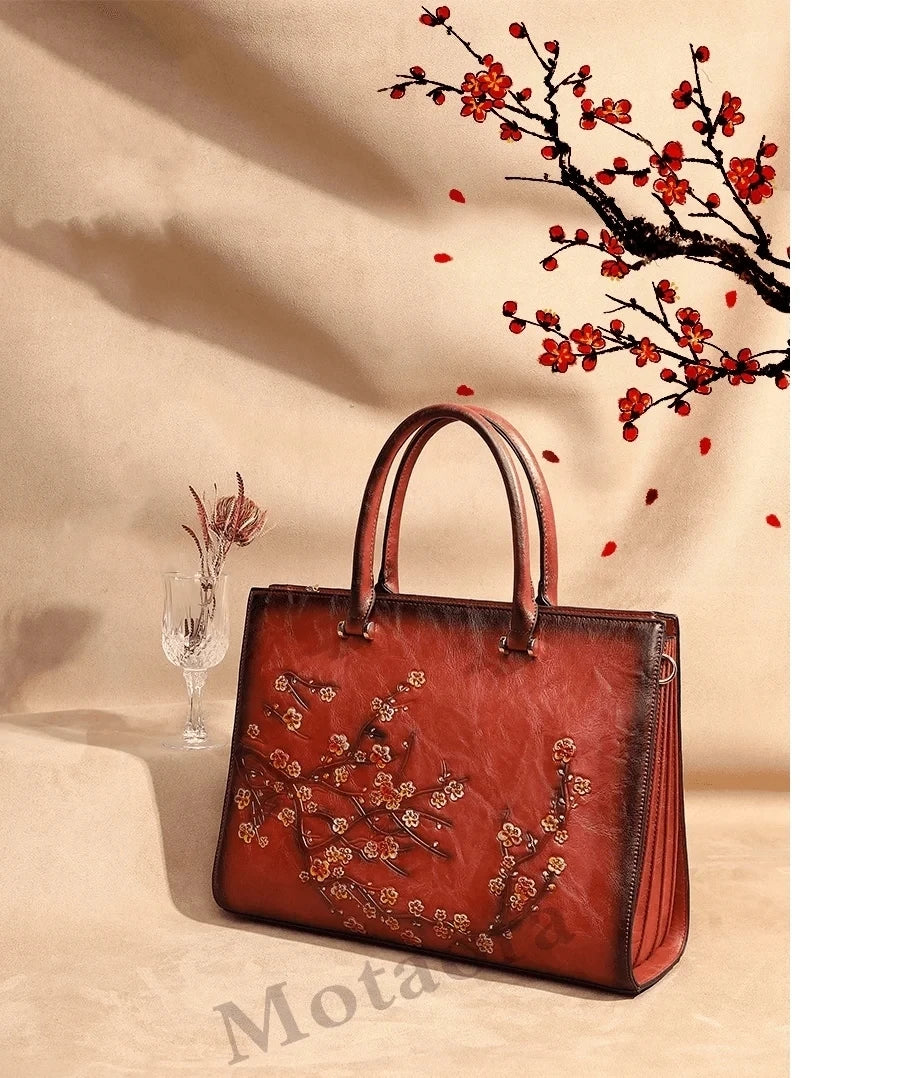 Sac Épaule Vintage Fleur