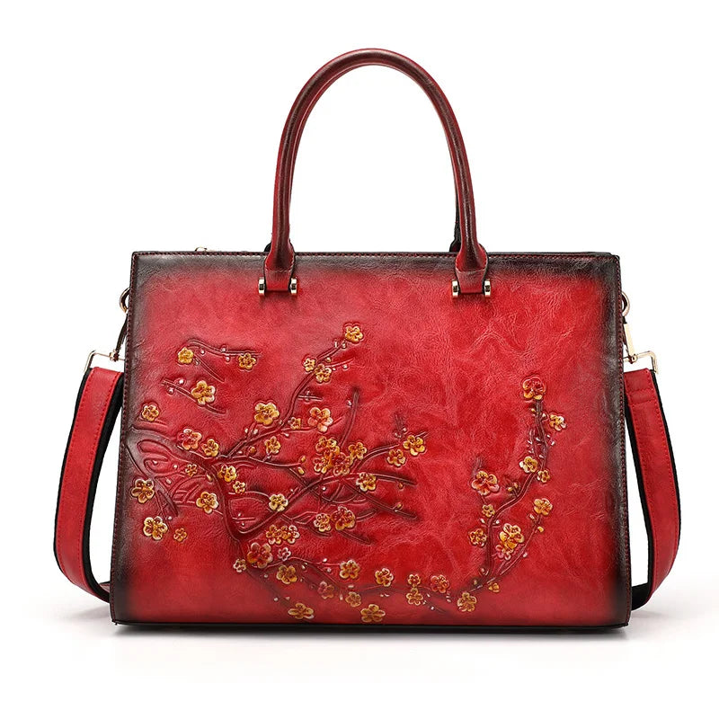 Sac Épaule Vintage Fleur