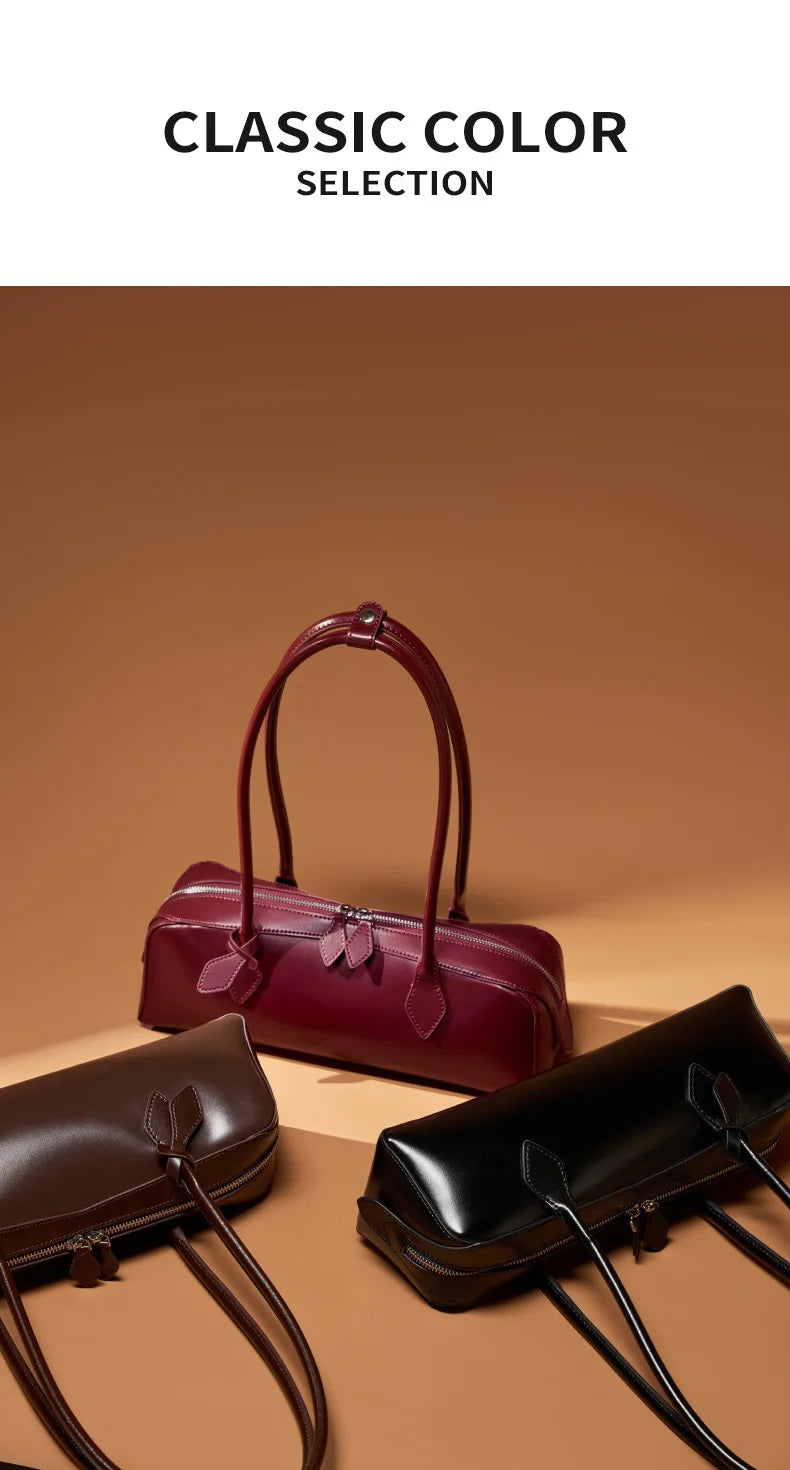 Sac Épaule Cuir Luxe