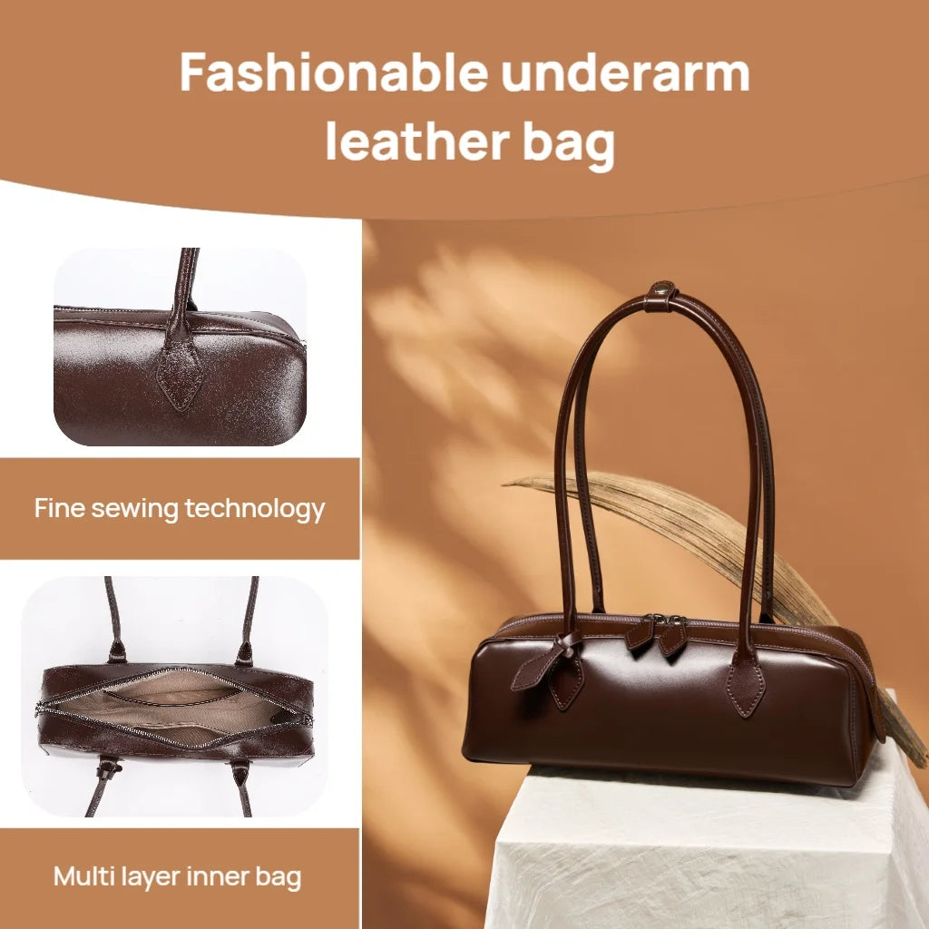 Sac Épaule Cuir Luxe