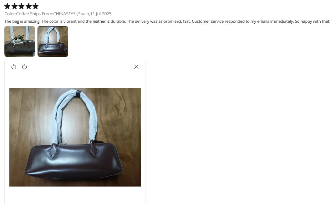 Sac Épaule Cuir Luxe